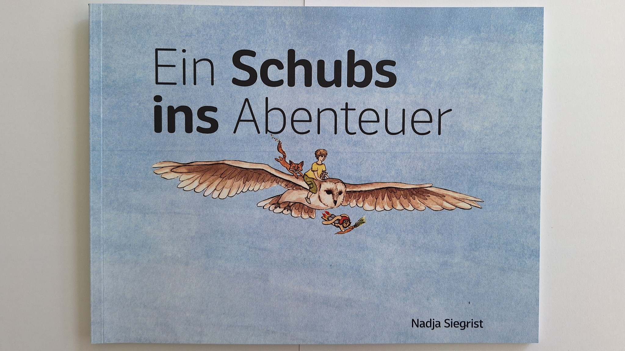 Einen Schubs ins Abenteuer – analoges Buch